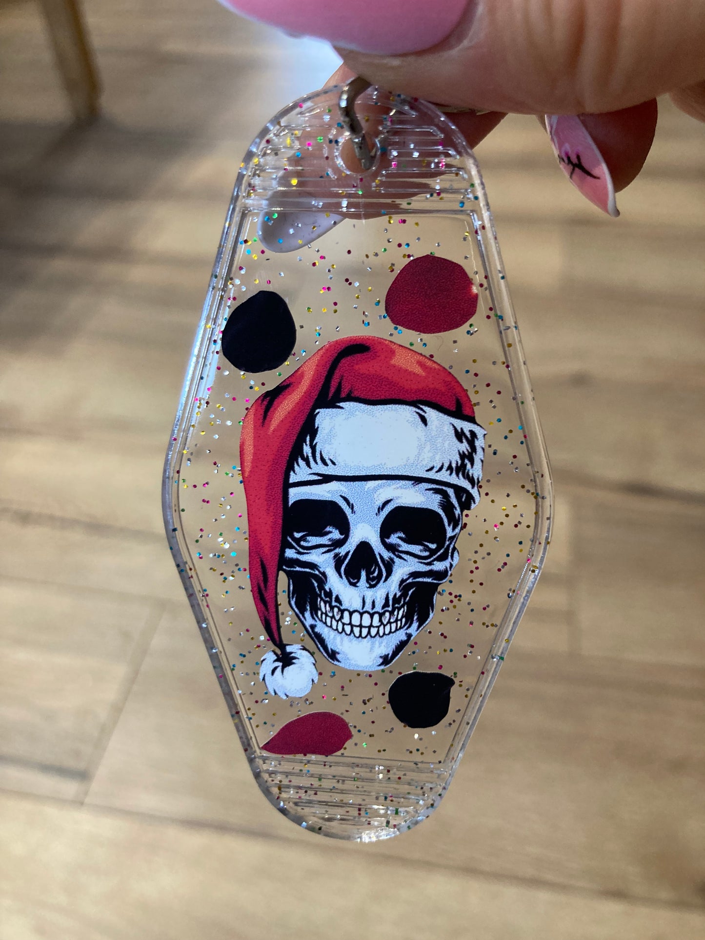 Porte-clés pailleté - Edition Noël 2025