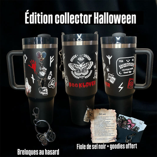 Gourde Halloween isotherme noire - collection limitée !