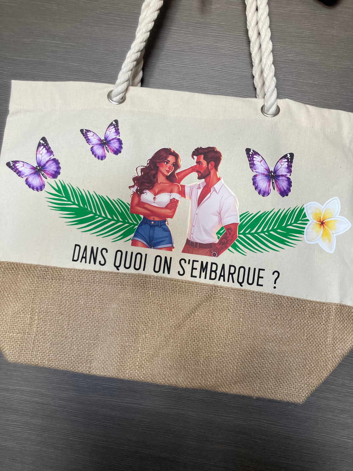 Sac de plage personnalisable