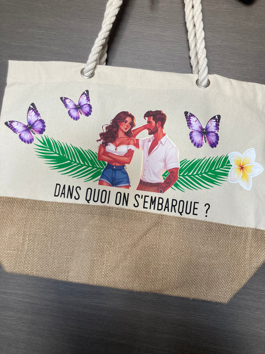 Sac de plage personnalisable