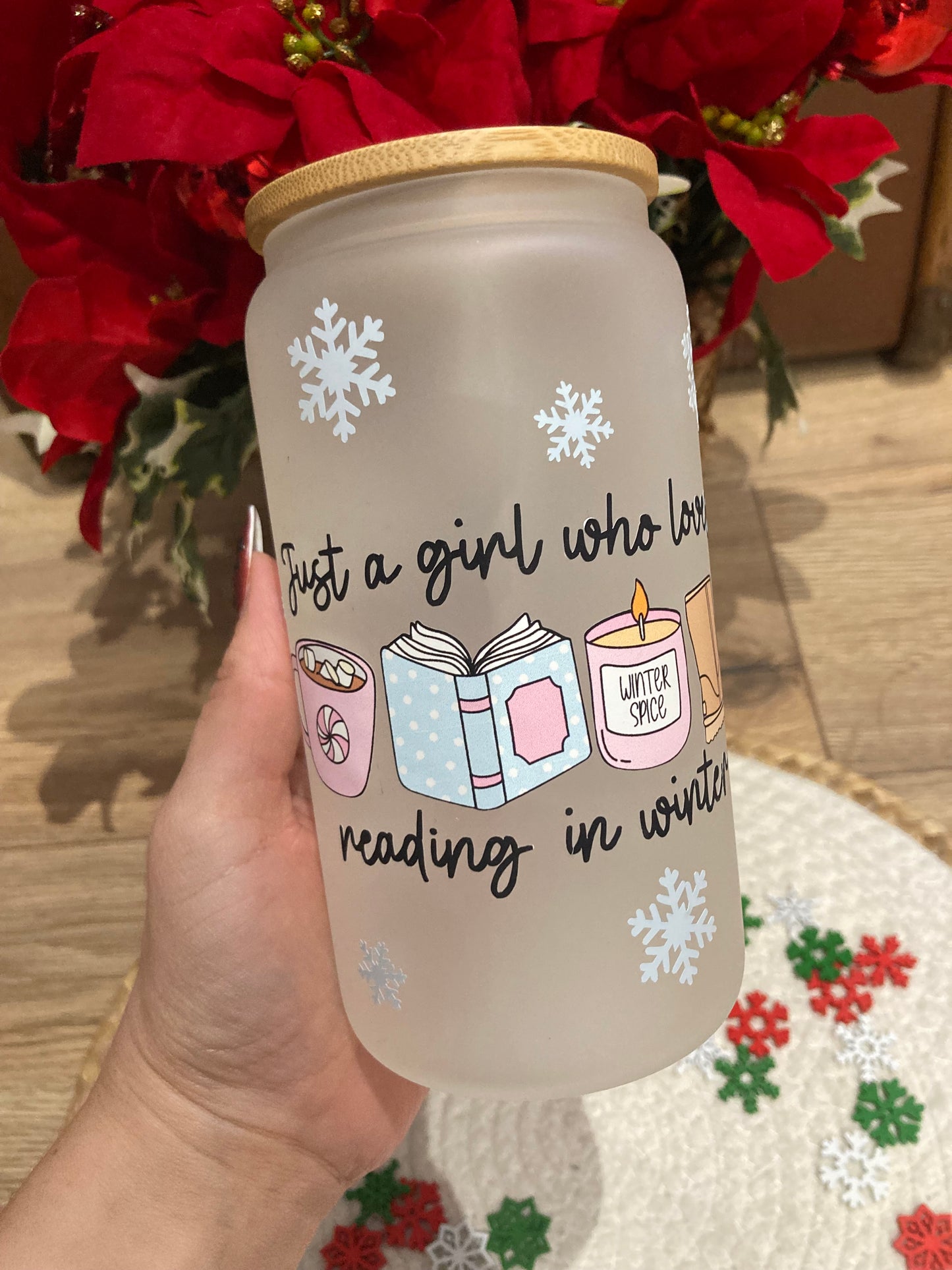 Gourde en verre givrées - édition limitée