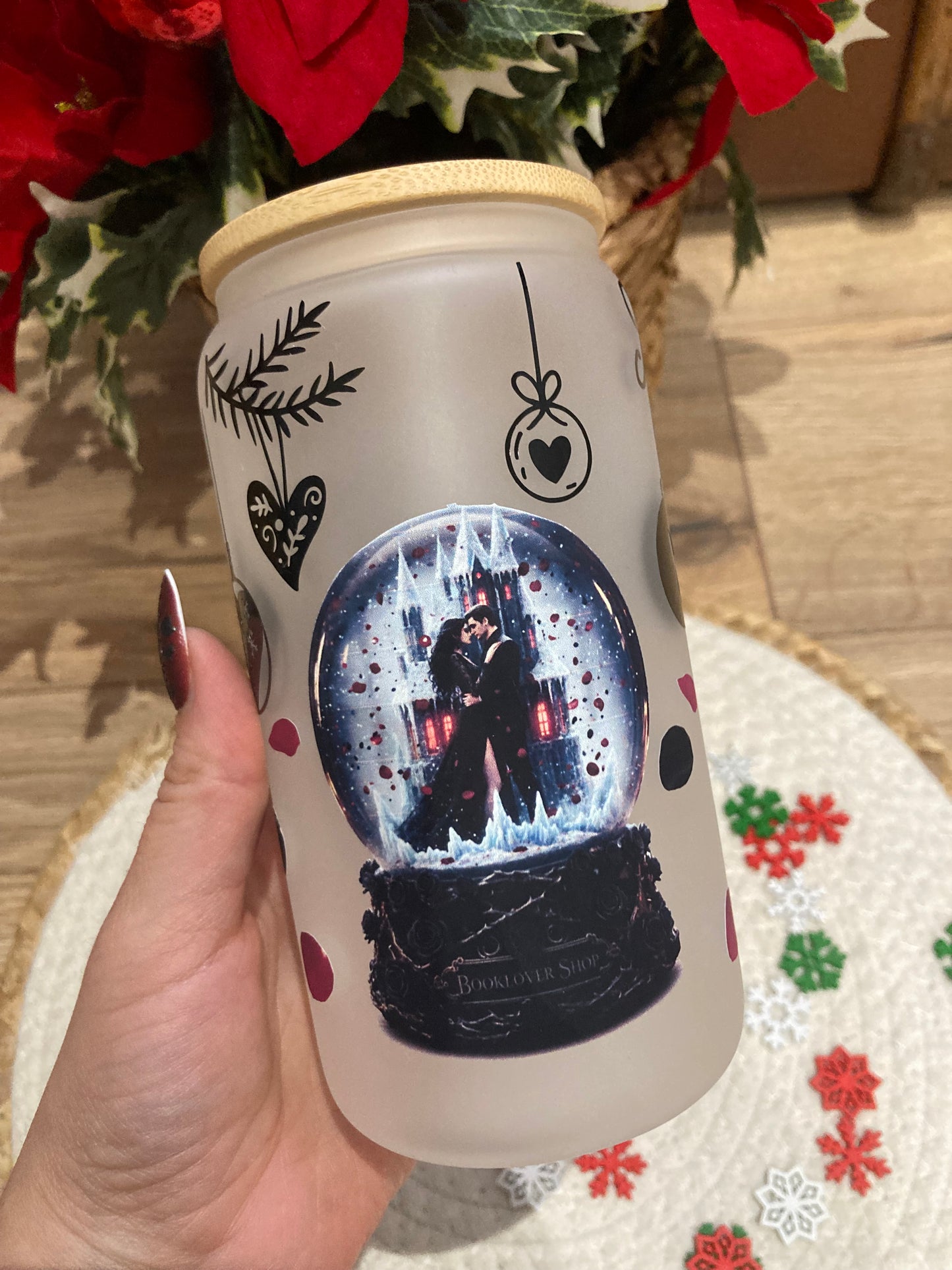 Gourde en verre givrées - édition limitée